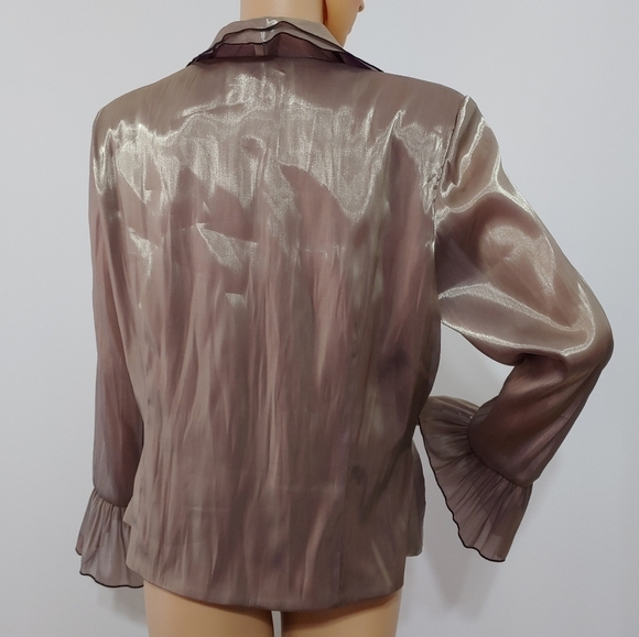XSCAPE iridescent blouse - Picture 3 of 8